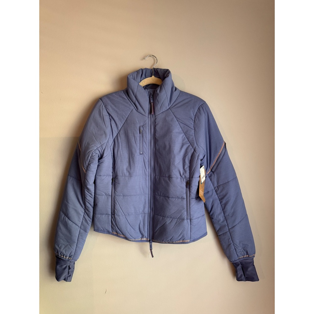 FP Movement Free People Gathering Storm Jacket Blueberry Wedgewood Small NEW